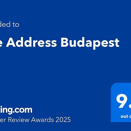 The Address Budapest Exterior photo